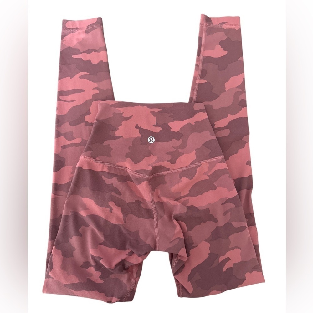 Lululemon Align High-Rise Pant 28" Heritage 365 Camo Brier Rose Multi‎